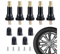 5PCS TPMS 20008 Tire Valve Stem, Tubeless Tire Pressure Sensor Valve Stem Replacement TPMS Compatible with Enclave Escalade Avalanche Sierra