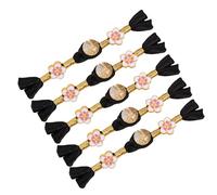 5Pcs Traditional Chinese Knot Button Closure Sewing Button Fasteners for Cheongsam Bridal Costume Coat Cloak Decoration Qipao Accessory Set