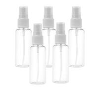 5Pcs Transparent Fine Mist Sprayer Empty Makeup Travel Atomizer Bottles 50ml