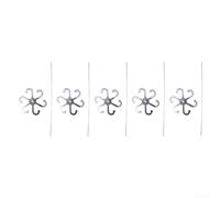 5Pcs Transparent Plant Support, Garden Plant Support Stake For Healthy Growth Garden Stem And Leaf Holders For Flowers Vegetables Herbs