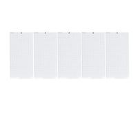 5PCS Transparent PVC Cutting Mat with Grid Lines, Non Slip Self Adhesive Cutting Mat for Construction Paper, Kraft Paper and Crafting Projects