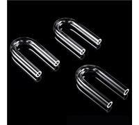 5pcs Transparent U Tube Acrylic Pipe 120mm/170mm/108mm Length, U Shape Air Tube Fittings for Fish Tank Aquarium(20mm)