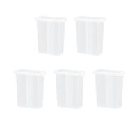 5pcs Travel Spice Shakers, Portable Plastic Tiny Mini Salt Pepper Containers Refillable Small Seasoning Shaker Accessories for Camping Picnics Travel or Outdoor Kitchen Cooking