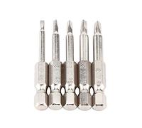 5PCS Triangle Head Screwdriver Bits, 1/4 Hex Shank Triangular Screwdriver Bits S2 Steel Magnetic Triangular Drill Bit TA1.8 TA2.0 TA2.3 TA2.7 TA3.0
