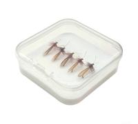 5pcs Trout Flies Lures Metal Freshwater Saltwater(Yellow)