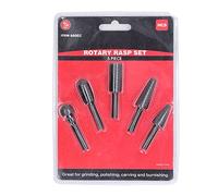 5Pcs Tungsten Steel Alloy Die Grinder Bits Set High Speed Rotary Rasp Files for Wood Carving Engraving Porting and Sanding Work