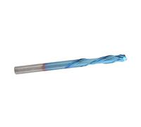 5Pcs Tungsten Steel Milling Cutter 2 Flute CNC Router Bit 3.175 x 17 x 45mm Nano Blue Coating End Mill for Low Carbon Steel Aluminum Copper Iron Non Ferrous Metals