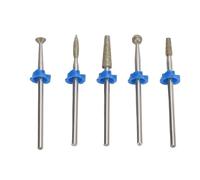 5PCS Tungsten Steel Nail Drill Bits Set, Professional Nail Grinding Heads for Acrylic and Gel Nail Removal, Compatible with Most Electric Nail Files for Salon or Home Manicure