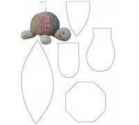 5pcs Turtles Needle Organiser Sewing Templates,Handmade DIY Turtles Pattern for Quilting Sewing Reusable Fabric Art Patchworks Template