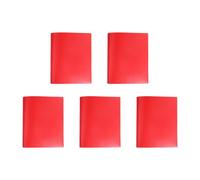 5Pcs Two Pockets Folder with 3 Prongs Letter Size Document Folders with 3-Prong Fasteners Clip Presentation Organiser Folder