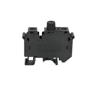 5Pcs UK10-DREHSI Electrical Connector 24V/220V LED 1A/2A/4A/6A/10A Fuse UK10 Screw Cap Din Rail Terminal Block UK 10-DREHSILED(Black-Without LED,With Fuse 8A)