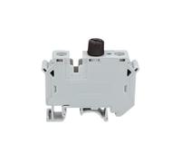 5Pcs UK10-DREHSI Electrical Connector 24V/220V LED 1A/2A/4A/6A/10A Fuse UK10 Screw Cap Din Rail Terminal Block UK 10-DREHSILED(Gray-Without LED,Without Fuse)