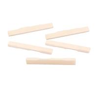 5pcs Ukulele Bone Bridge Saddles for Ukulele 4 String Guitar Parts, Type 3, 5 pcs