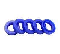 5pcs UN Radial Shaft Hydraulic Seal ID 8-19mm Polyurethane Piston Rod PU Single Lip U Cup Oil(15x25x6mm)