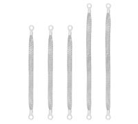 5pcs Universal Engine Ground Straps, Automotive Braided Ground Straps Professional Vehicle Wire Cable Copper Grounding Straps Ring Terminals for Most Cars