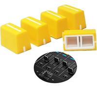 5pcs Universal Fader Knobs Replacement Fader Cap Slider for DJ Controller Mixer Console Pioneer Pioneer DJM、DDJ、XDJ, Denon Numark AKAI RANE VESTAX (Yellow)
