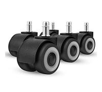 5PCS Universal Mute Chair Wheel 2" Office Chair Caster Replacement Casters Soft Safe Roller Furniture Wheels