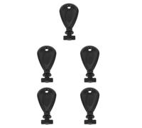 5pcs Universal Paper Towel Dispenser, Black Plastic Access Tool | Lightweight ABS Construction, Quick Refill Access, for Jumbo Roll Dispensers, Tissue Boxes, Facility Maintenance and Food