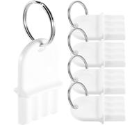 5pcs Universal Paper Towel Dispenser Key Replacement White