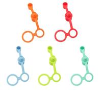 5PCS Universal Silicone Bottle Spout Caps with Hook Leakproof Top | 5 Piece Silicone Bottle Spout Set With Hook And Leakproof Design For Kids, babie And Adults Using Water, Milk Or Juice