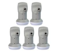 5pcs Universal Single LNB HD Digital Satellite Signal Receiver Weatherproof Design HD Linear Satellite Dish Receiver for The New Tricolor 75 Satellites
