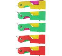 5pcs Upgraded Automatic Needle Threaders for Cross Stitch and Hand Sewing, Enhancing DIY Embroidery Craft (Random Color)
