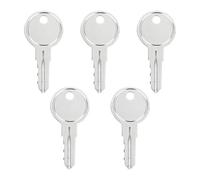 5Pcs UPVC Window Handle Key Compatible with Securistyle Virage Window Locks, Metal Alloy Replacement Keys for UPVC Windows Smooth Operation Secure Ventilation Spare Lock Keys Set