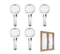 5Pcs UPVC Window Handle Key Replacement, Spare Keys for Securistyle Window Locks, Universal Locking Keys for UPVC Windows, Yale Lock Keys