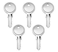 5Pcs UPVC Window Handle Key Window Handle Replacement Key Lock Keys Windows Handle Lock Key Compatible with Securistyle Virage Window Lock