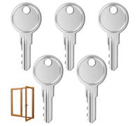 5Pcs UPVC Window Keys, Window Keys Replacement Universal | Compatible with Securistyle Windows Handles, Sturdy Alloy Lock Keys,Quick Security Accessory, UPVC Window Handle Key for Yale