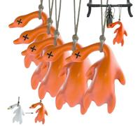 5PCS Uv Color-Changing Duck Car Pendant,Ultraviolet Discoloration Duck Rearview Mirror Hanging Decoration,Car Color Changing Roast Duck Creative Pendant,UV Temperature Reminder for Cars,Bicycles1