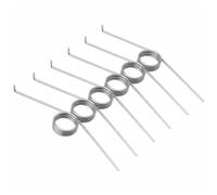 5Pcs V-Shaped Torsion Springs Kit - Multi-Angle 60/90/120/180° Steel Wire Spring, 1.2mm x10mm x3-Loop for Door Hinges, Machinery, Repair - Heavy Duty DIY Tool Kit for Engineers, Hobbyists