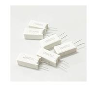 5PCS Vertical cement resistance 10W 0.05~100K ohm 5% 0.1R 0.15R 0.22R 0.25R 0.39R 0.47R 1R 10RJ 100R 150R Ceramic resistor(20R)