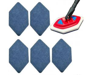 (5pcs）Vileda 2025 Bathroom Magic Brush Mop Replacement Head - 5/10pcs Sponge Scouring Pads