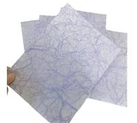5Pcs Vintage Crepe Paper Scrapbooking Decoration Journal Collage DIY Diary Bookmark Floral Tissue Craft Materials for Writing Drawing Scrapbooking(Purple)