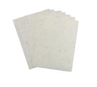 5Pcs Vintage Crepe Paper Scrapbooking Decoration Journal Collage DIY Diary Bookmark Floral Tissue Craft Materials for Writing Drawing Scrapbooking(Glitter White)