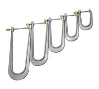 5Pcs Violin Bass Bar Clamps, Professional Aluminum Alloy Luthier Tools for Bridge Repair, Crack Fixing, and Bass Bar Installation for Violin, Viola, Cello