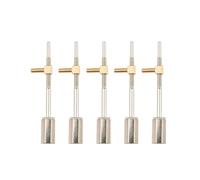 5PCS Violin Bow Frog Buttons Bass Button Screws With Brass Eyelets Parts For Maker Ebony Accessories Violin accessories kit(5 PCS 012)