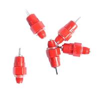 5Pcs Water Nipple Drinker Automatic Chicken Waterer Nipple Drinker Hen Duck Poultry Screw Style Water Drink FeederPoultry