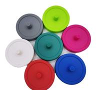 5Pcs Waterless Foolproof Silicone Fermentation Jar Airlocks Lids Kit Covers for Wide Mouth Mason Jar Sealed Lid Kitchen Supplies (Random colour 5PCS, 5PCS)