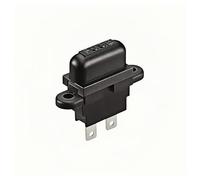 5PCS Waterproof Auto Middle Standard Fuse Holder & Cover Black Panel Mounting With ATC ATO Blade For Car Boat SUV Accessories((No Fuse))