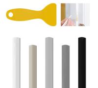 5Pcs Wax Filler Sticks with Scraper Wood Furniture Repair Kit Laminate Floor Repair Kit Grey Series Furniture Wax Crayons for Scratch Holes Cracks Dents Worktop Table Door, 11cmx1.3cm
