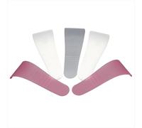 5Pcs Waxing Spatulas Reusable Non-Stick Wax Spatulas for Hair Removal Hard Wax Sticks Applicator Tools (white,pink and transparent)
