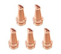 5Pcs Welder Nozzle Copper Nozzles Tube Replacement for Portable Welding Welder Head Machine Wire Feeding Copper Nozzle