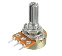5PCS WH148 15mm 3pin Linear Potentiometer With Nuts And Washers 1K 2K 5K 10K 20K 50K 100K 200K 250K 500K 1M Potentiometers Kit(250K OHM)