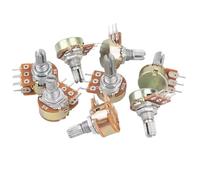 5pcs WH148 15mm B1K B2K B5K B10K B20K B50K B100K B500K 6Pin Shaft Amplifier Dual Stereo Potentiometer 1K 2K 5K 10K 50K 100K 500K(1K Ohm)