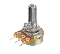 5PCS WH148 3pin B 1K 2K 5K 10K 20K 50K 100K 250K 500K 1M Single Potentiometer Shaft Length 20 L20mm(1K Ohm)
