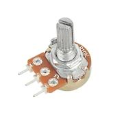 5PCS WH148 3Pin15mm 1K 2K 5K 10K 20K 50K 100K 250K 500K 1M Ohm Linear Taper Rotary Potentiometer Resistor B1K B5K B10K B200K(250K OHM)