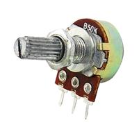 5pcs WH148 B50K 3Pin 15mm Shaft Amplifier Stereo Potentiometer