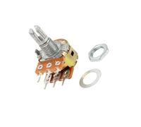 5Pcs WH148 Potentiometers 15mm Variable Dual Turn Taper Rotary Carbon Film Resistors B1K 2K 5K/10K/20K/50K/100K/250K/500K/1M Ohm(2K Ohm)
